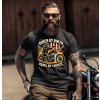 Moto tričko Biker by birth (Motorkárske tričko s potlačou pre motorkára, biker, bikers)
