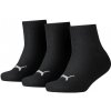Ponožky PUMA Kids Quarter 3-Pack Black Čierna 27-30