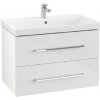 Villeroy & Boch Avento - Umývadlová skrinka, 78x51x45 cm, 2 zásuvky, Crystal White A89100B4