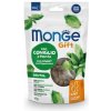 MONGE GIFT Dental 60g chrumkavé a plnené pochúťky pre mačky s králičím mäsom a mätou