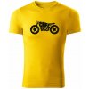 T-ričko Cafe Racer pánske tričko Farba trička: Nebeská Modrá, Veľkosť: 4XL