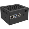 Geekworm - X1206-C1 Kovové puzdro pre Raspberry Pi 5 X1206 UPS Shield