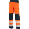 Canis CXS HALIFAX Výstražné nohavice pánske 50, Fluorescenčno oranžová-Modrá