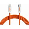 engaroPower USB-C/Lightning 2m rýchlonabíjací pletený kábel