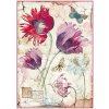 Ryžový papier - A4 - Vintage tulips