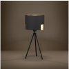 Eglo | Eglo 39965 - Stolná lampa TORTOLA 1xE27/40W/230V čierna/zlatá | EG39965