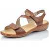 Dámske sandále RIEKER 659C7-24 hnedá S6 39