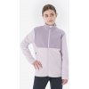 QUECHUA Detská turistická mikina MH500 fleecová 7-15 rokov svetlofialová 151-160 cm