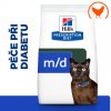 Hill’s Prescription Diet m/d Starostlivosť pri cukrovke granule pre mačky 1.5 kg