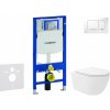 Geberit Duofix Set predstenovej inštalácie, klozetu Oudee Vortex a dosky softclose, tlačidlo Sigma30, biela/chróm SANI11CA3186
