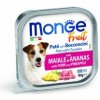 MONGE FRUIT Dog Bravčové s ananásom 100g/32ks