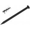 Klinec plastový čierny 1ks 25cm priemer 15mm