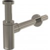 AlcaPlast A400-N-P - Sifón umývadlový DN 32 DESIGN, guľatý, kov, NICKEL-lesk