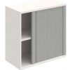 Policová skriňa Strong, 80x76,8x40 cm, sivá/biela