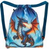 Bagmaster SÁČOK LUMI 26 D školské vrecko na prezuvky / telocvik – drak