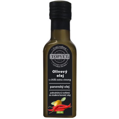 TOPVET Olivový olej s chilli - extra silný 100 ml