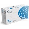 VELO Bezpúdrové latexové rukavice, veľ. M, 100 ks