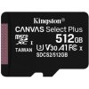 Kingston microSDXC 512GB Canvas Select Plus Class 10 bez adaptéra SDCS2/512GBSP