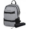 Študentský batoh + puzdro OXY Sport Grey Melange