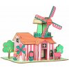 Woodcraft Drevené 3D puzzle Tulipánový ranč