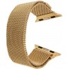 AppleMix Remienok pre Apple Watch 41 mm / 40 mm / 38 mm - magnetický - nerezová oceľ - zlatý