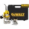 D26204K DeWALT HORNÍ FRÉZKA 2V1, PONORNÁ A OHRAŇOVACÍ FRÉZKA S KLEŠTINOU MAX 8MM, KUFR