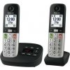 Panasonic KX-TGU432, DECT telefón, Bezdrôtový handset, ID volajúceho, Čierna, Strieborná