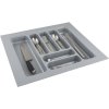 Hettich Príborník ORGA TRAY / Šedá 370 - 440 mm 175 - 200 mm