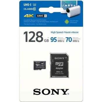 Sony microSDXC 128GB UHS-I U3 SRG1UXA