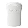 Apacer USB flash disk, USB 2.0, 64GB, AH116, biely, AP64GAH116W-1, USB A, s krytkou