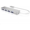 ICY BOX IB-HUB1425-C3 USB 3.2 Gen 1 (3.1 Gen 1) Type-C 5000 Mbit/s Strieborná (IB-HUB1425-C3)