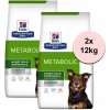 Hill's Prescription Diet Metabolic Regulácia hmotnosti granule pre psov 2 x 12 kg