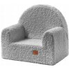 Baby-Raj Detské kreslo sivé