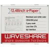 Waveshare 1304×984, 12.48inch E-Ink raw display, red/black/white three-color
