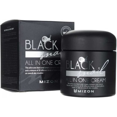 Mizon Snail 90% Black Snail All in One Cream pleťový krém s filtrátom sekrétu zo slimáka 75 ml