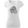 T-ričko Honda CRF1000L Africa Twin dámske tričko Farba trička: Biela, Veľkosť: S