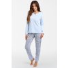 Dámske pyžamo Italian Fashion Salli dł.r. dł.sp. Farba: Modrá, Veľkosť: L