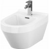 Cersanit Crea Závesný bidet, otvor na batériu, biela K114-009