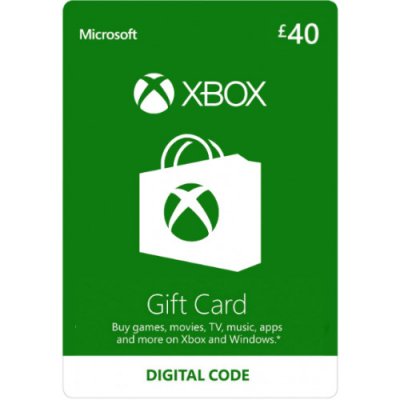 Microsoft Xbox Live darčeková karta 40 GBP