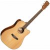 Cort EARTH 60CE Natural Gloss Elektroakustická gitara Dreadnought
