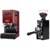 Gaggia Classic E24, red + Eureka Mignon Libra 65 All Purpose, CR black
