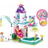 Sluban Girls Dream M38-B0971 Domček so šmykľavkou do bazéna