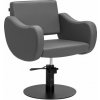 Gabbiano hairdressing chair Sewilla Gray black base