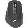 Natec optická myš FALCON/Kancelárska/Optická/Pre pravákov/3 200 DPI/Bezdrôtové Bluetooth/Čierna