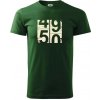 Tachometer 50 - Tričko extra veľké (5-8XL) - 5XL ( Fľaškovozelená )