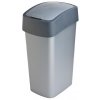 Curver Kôš Curver® PACIFIC FLIP BIN 45L, 37,6x29,4x65,3 cm, antracit/šedý, na odpad