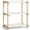 HAY Policový systém Woody Column Low, almond white