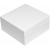 Krabica tortová 15x15x10cm kus Biela
