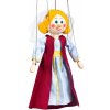 Drevená marioneta Stredoveká princezná, 20 cm