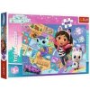 Puzzle 100 dielikov Domček pre mačky Gabi Priateľstvo v domčeku pre mačky 16515 Trefl